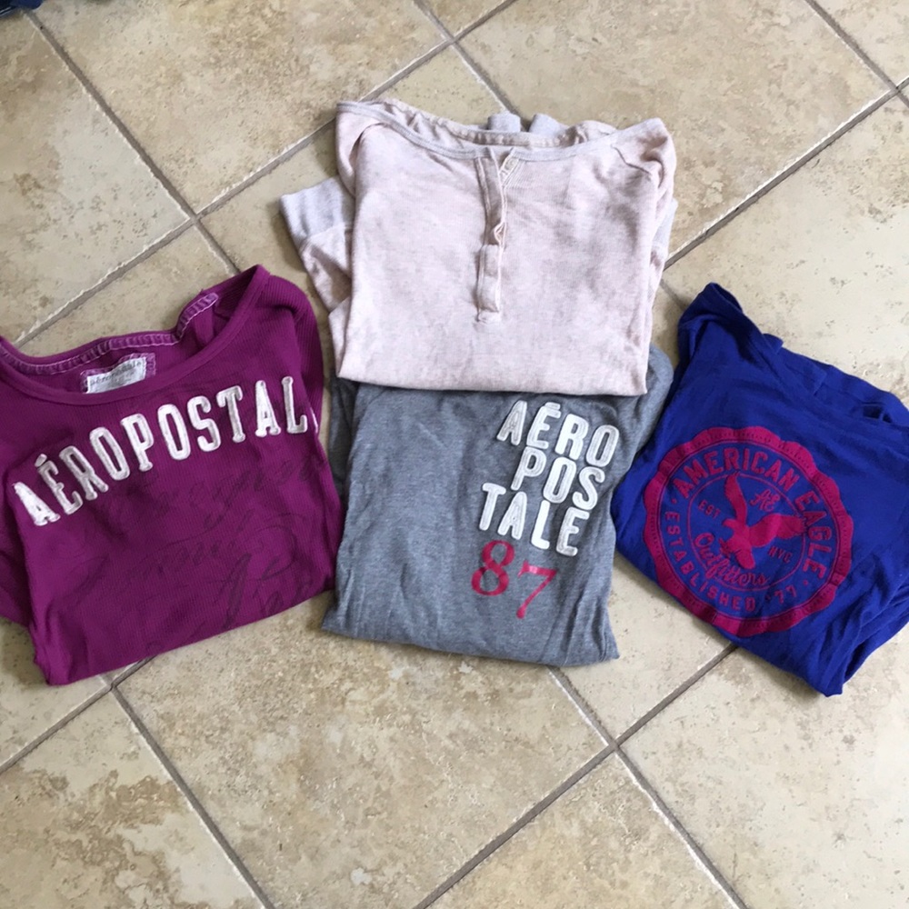 Comfy AEO and Aeropostale long sleeves